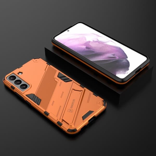 Støtsikkert hybriddeksel for Samsung Galaxy S22 Plus - Oransje Orange