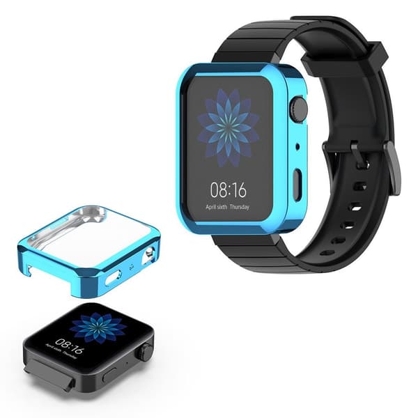 Xiaomi Mi Watch Metallisk galvanisering etui - Blå Blue