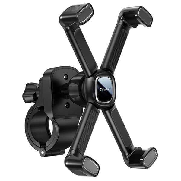 YESIDO Universal X-formet, roterbar telefonholder til cykelstyr Black