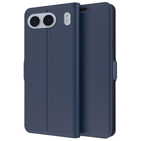 Glatt og tynt premium PU-skinnetui for OnePlus Nord 4 - Blå Blue