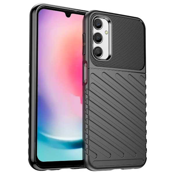 Thunder Samsung Galaxy A24 4G Etui - Sort Black