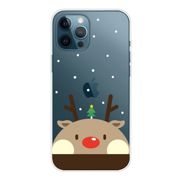 Joulu iPhone 14 Pro tapauksessa - Pullea Peura Brown