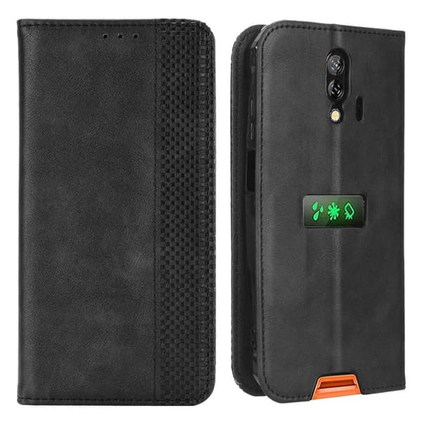 Bofink Vintage Blackview Bv7200 Læder Etui - Sort Black