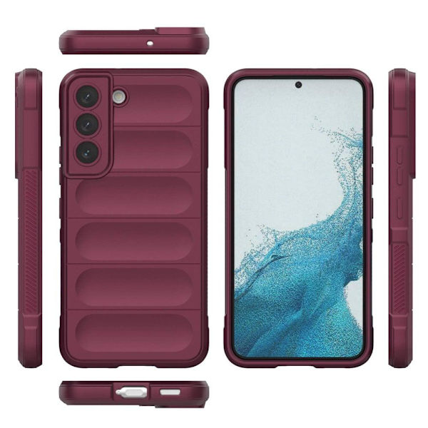 Blødt grebsformet cover til Samsung Galaxy S22 - Rød Red