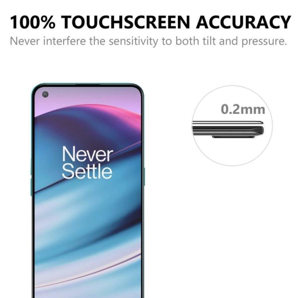 Berøringsfølsomt hærdet glas til OnePlus Nord CE 5G Transparent
