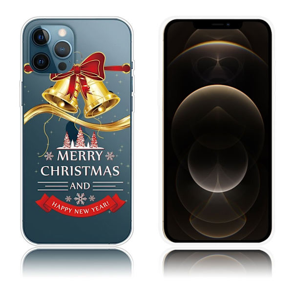 Juleveske til iPhone 12 Pro Max - Bjelle Gold