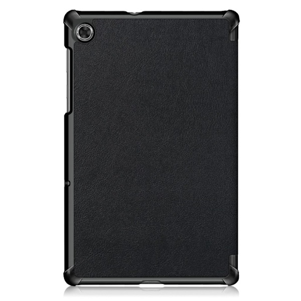 Lenovo Tab M10 HD Gen 2 tri-fold flipfodral i läder - Svart Svart