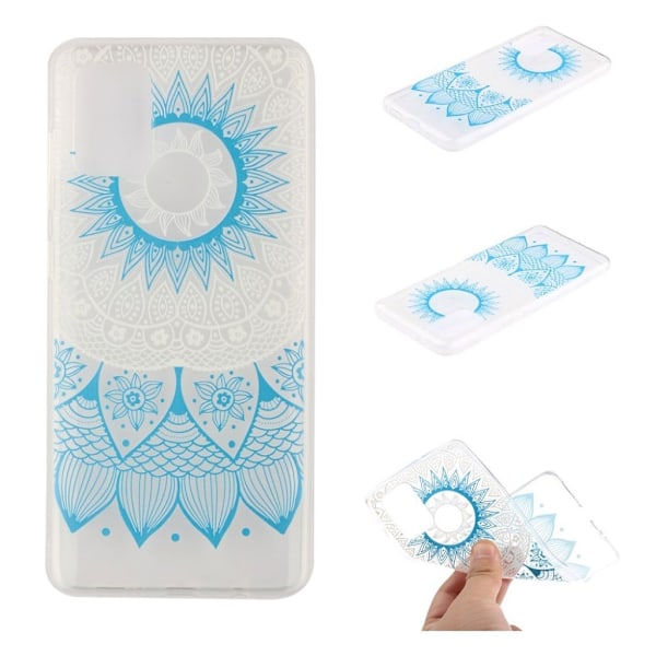 Deco Huawei P40 veske - Blue Mandala Blue