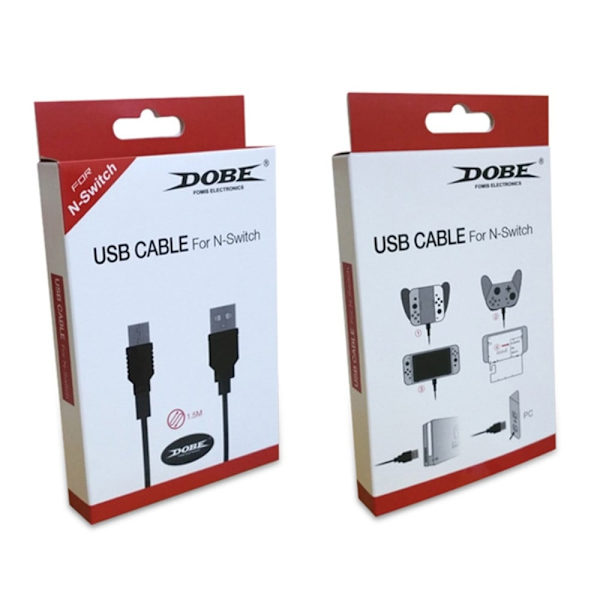 1,5 m DOBE Nintendo Switch TNS-868 type-C USB-opladerkabel Black