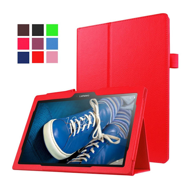 Lenovo Tab 10 TB-X103F litchi-nahkainen nahkakotelo - Punainen Red