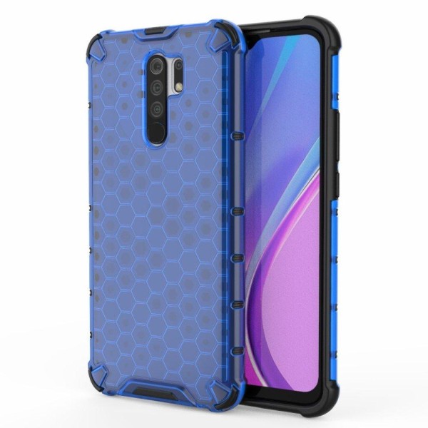 Bofink Honeycomb Xiaomi Redmi 9 skal - Blå Blå