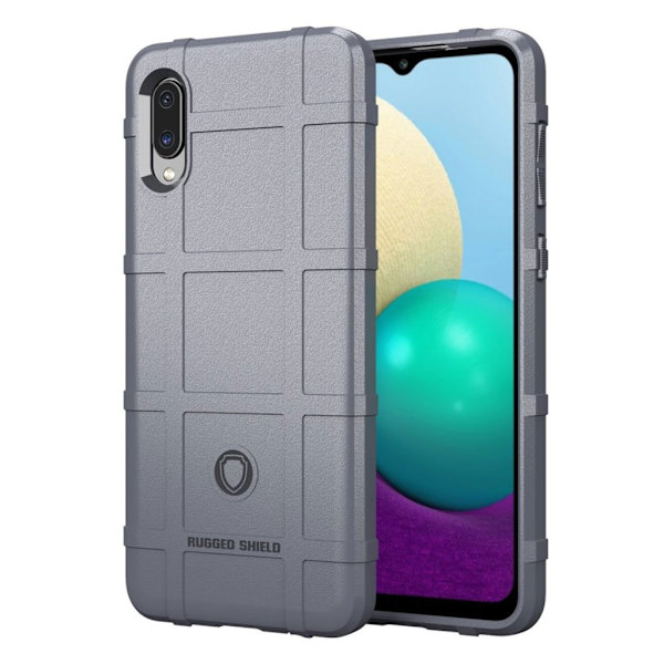 Rugged Shield Etui Samsung Galaxy M02 - Grå Silver grey