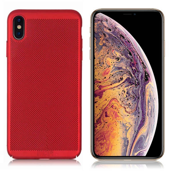 MOFI iPhone Xs Max varmeafledende etui - Rød Red