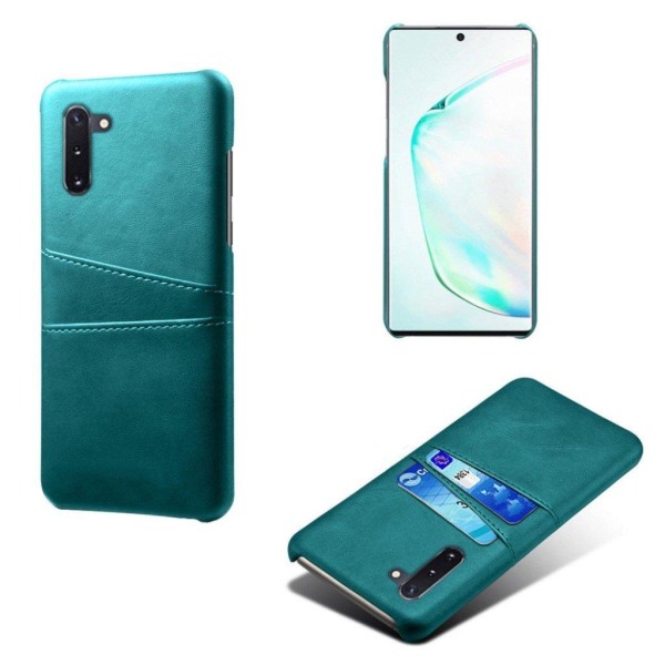 Samsung Galaxy Note 10 skal med korthållare - Blå Blå