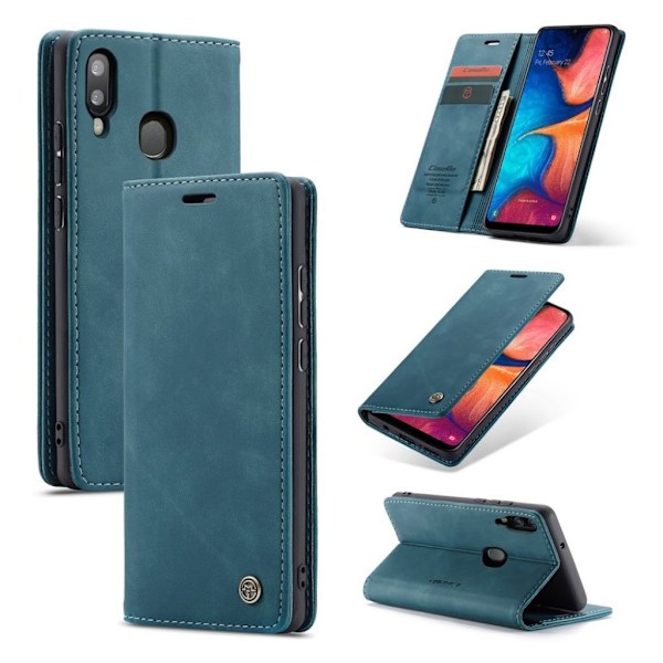 CaseMe vintage Samsung Galaxy A20e fodral - Blå Blå