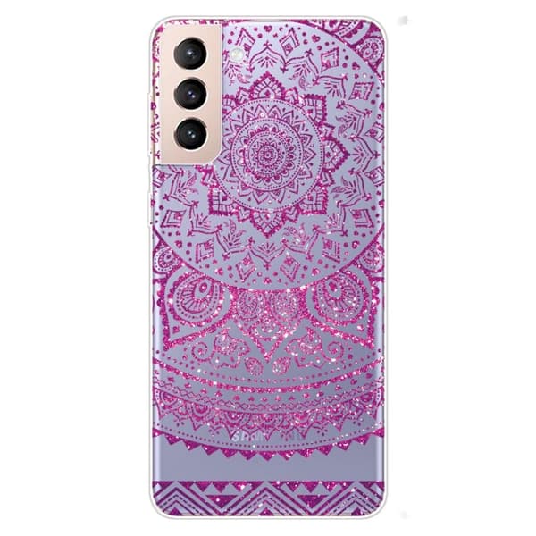 Deco Samsung Galaxy S22 Plus skal - Mönster Av Rosblomma Rosa