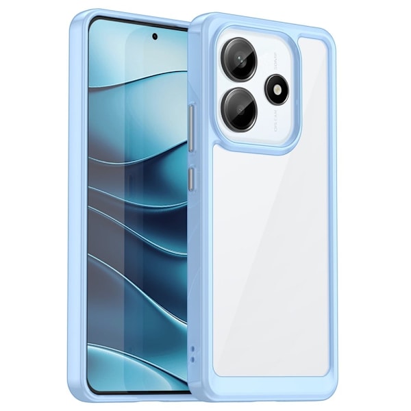 Xiaomi Redmi Note 14 5G smart akryl cover - Blå Blue