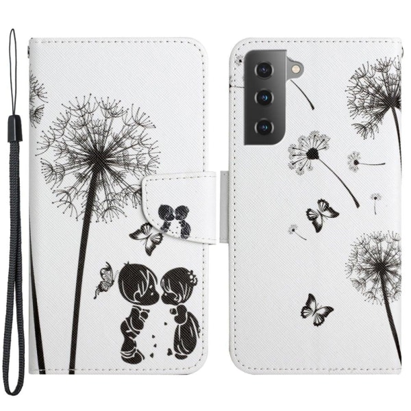 Wonderland Samsung Galaxy S22 Plus Flip Etui - Mælkebøtte Black