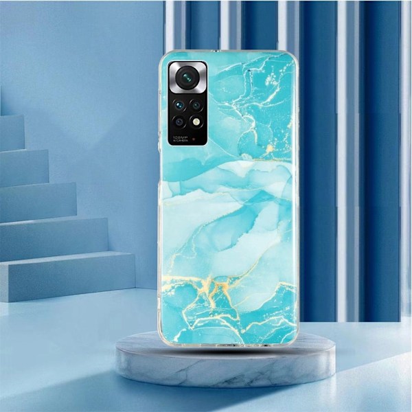 Marble Xiaomi Redmi Note 11s / Redmi Note 11 Etui - Grønn Green