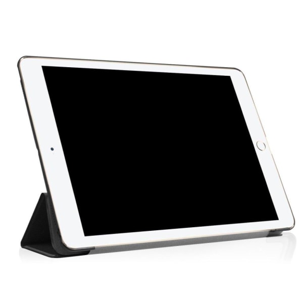 iPad Air (2019) tre-fold læderetui - Sort Black