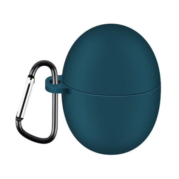 Huawei FreeBuds 5 silikoneovertræk med krog - Cyan Green