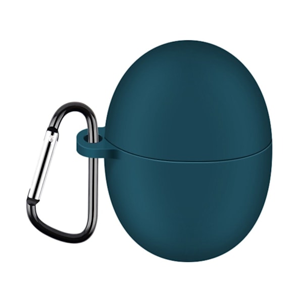 Huawei FreeBuds 5 silikonisuojus koukulla - Syaani Green