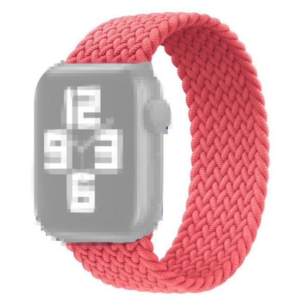 Apple Watch Series 6 / 5 44mm nylonkellonauha - Pinkki / Koko: S Pink