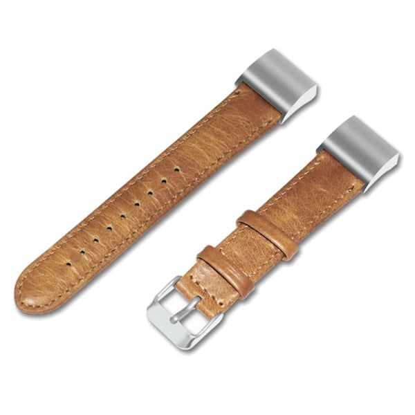 Crazy Horse Fitbit Charge 2 klockarmband i äkta läder - Brun Brun