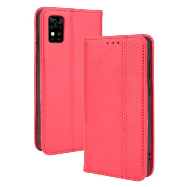Bofink Vintage ZTE Blade A31 Læretui - Rød Red