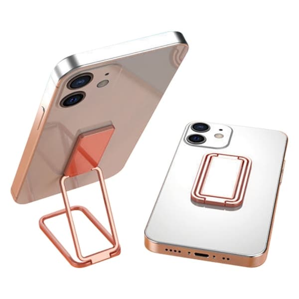 Universalfingerring i zinklegering - telefonfäste - Roséguld Rosa