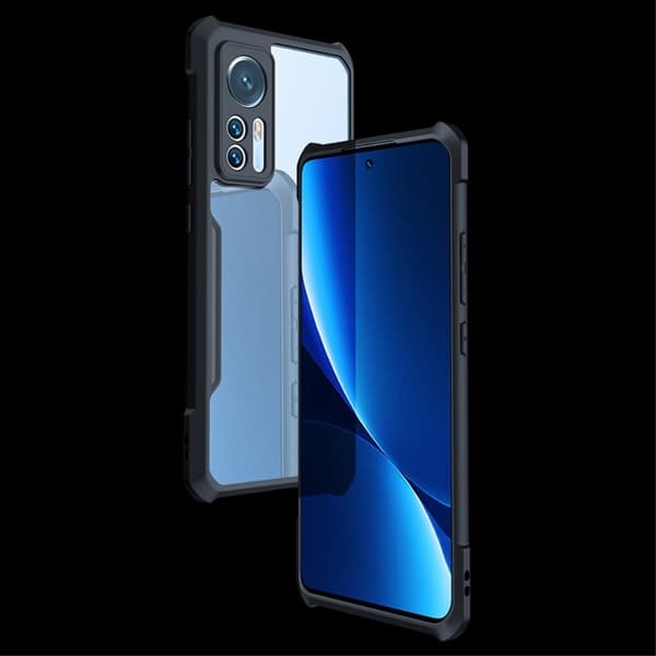 Støtsikkert hybriddeksel for Xiaomi 12S Pro / Xiaomi 12 Pro - Svart Black