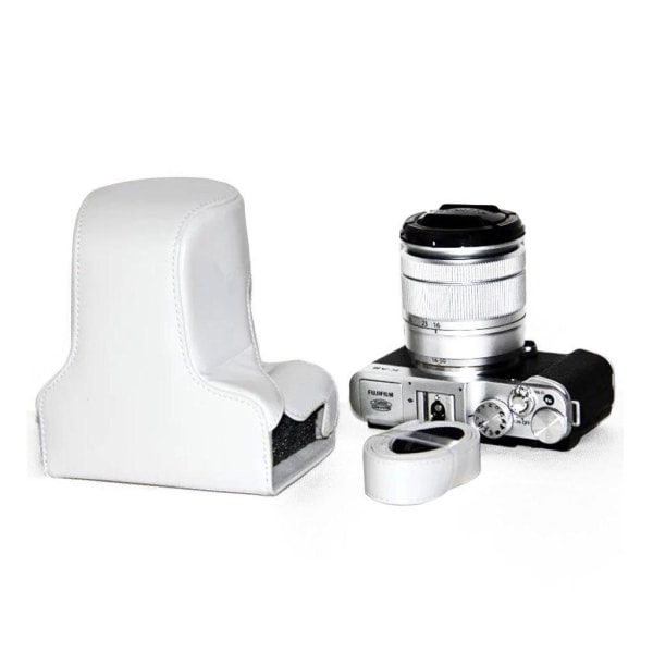 Fuji XM1/XA2/XA1 kameraetui i læder - Hvid White