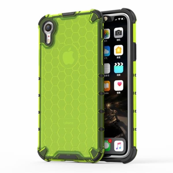 Bofink Honeycomb iPhone Xr etui - Grøn Green