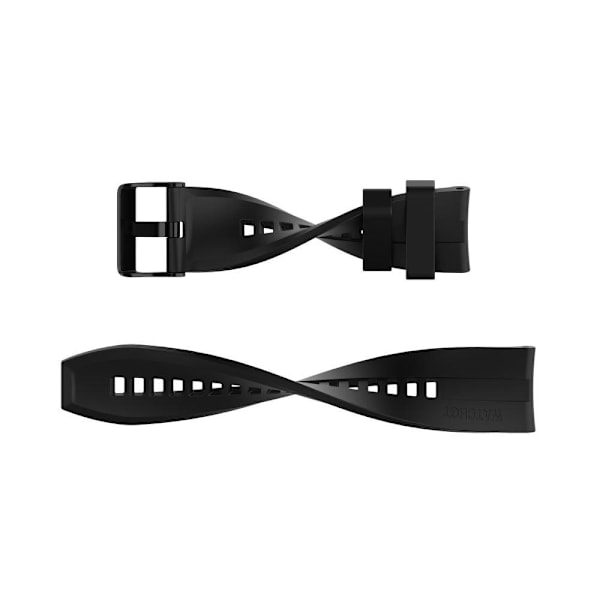 22 mm universal klockarmband i silikon - Vit Vit