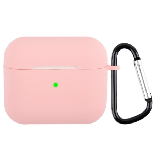 AirPods silicone case with carabiner - Pink Pink