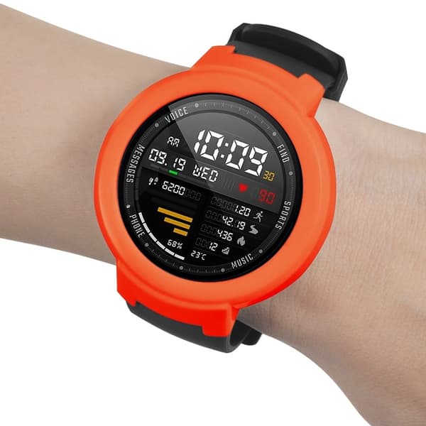 Huami Amazfit Verge / Verge Lite Hard Frame Protective Bumper Shell Case - Orange Orange