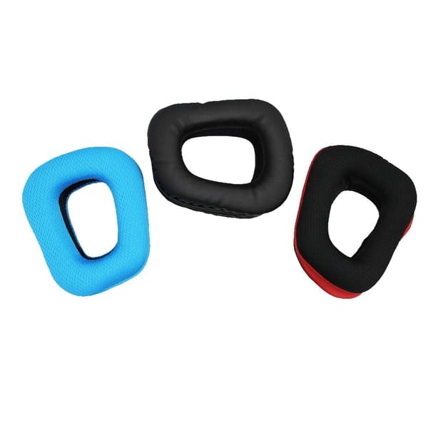 1 par Logitech G433 / G430 / G930 / G35 DHW-1104 ørepuder - Rød Red