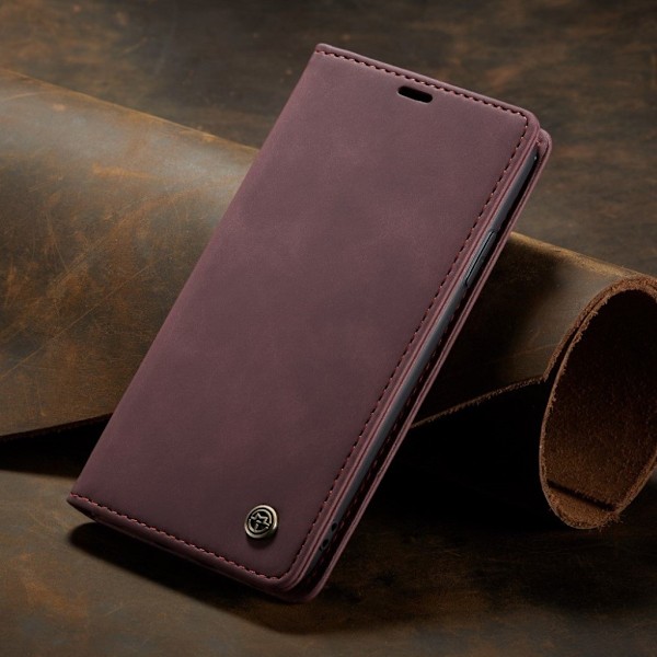 CaseMe iPhone 11 vintage etui - Rød Red
