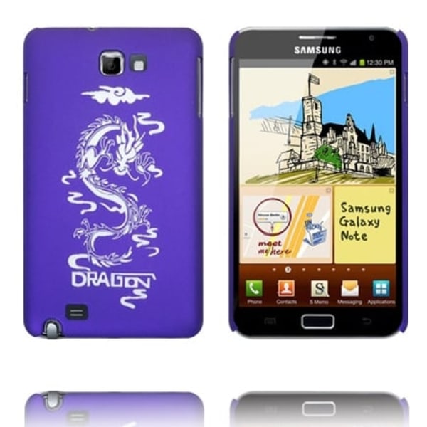 Dragon Frostat (Lila) Samsung Galaxy Note Skal Lila