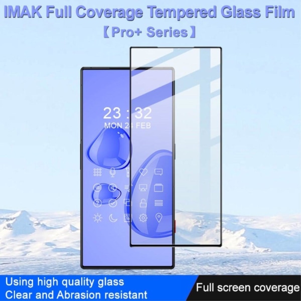 IMAK Pro+ tempered glass screen protector for ZTE nubia Z50 Ultr Transparent