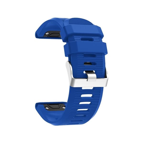 Garmin Fenix 5X Plus klockarmband av silikon - Ljusblå Blå