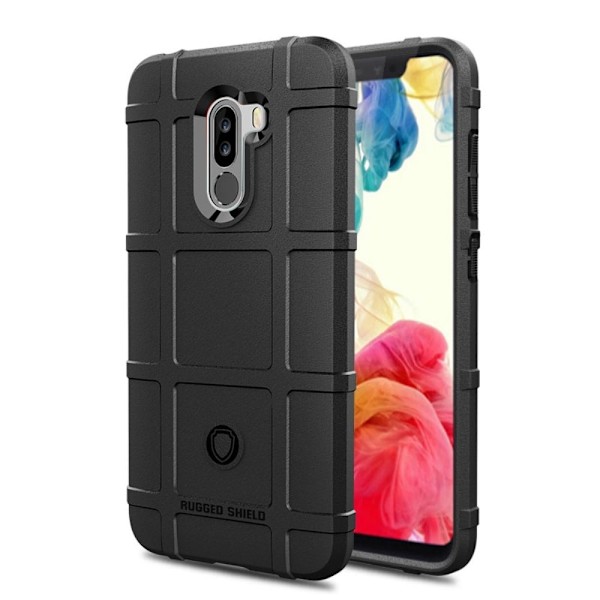 Rugged Shield Etui Xiaomi Pocophone F1 - Sort Black