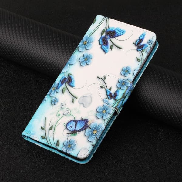 Wonderland iPhone 13 Pro Max flip etui - Magiske Sommerfugle Multicolor