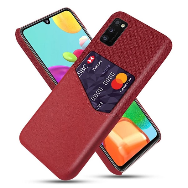 Bofink Samsung Galaxy A41 Card Cover - Rød Red