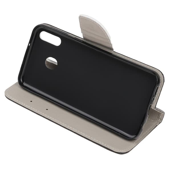 Wonderland Samsung Galaxy A20e flip veske - Eiffeltårnet Silver grey