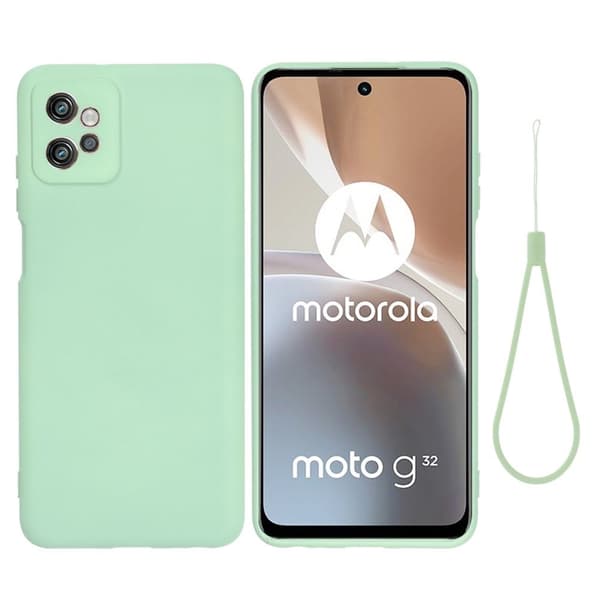 Matte Liquid silikone cover til Motorola Moto G32 - Grøn Green