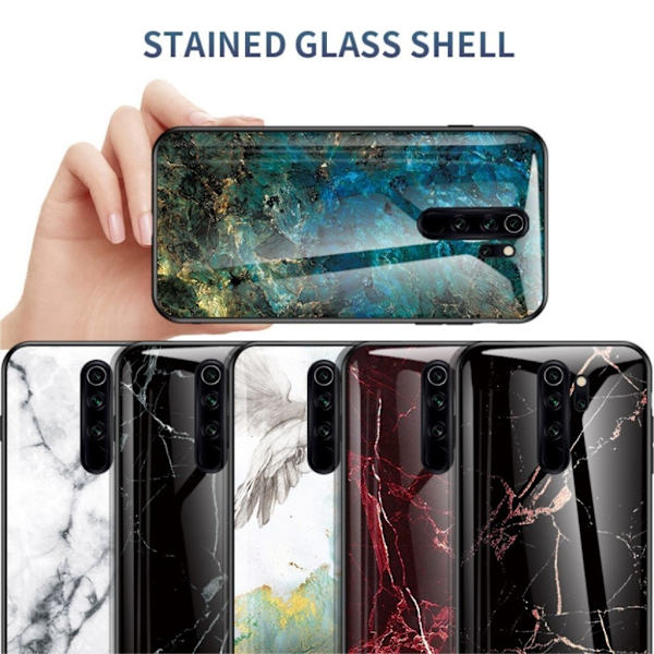 Fantasy Marble Xiaomi Redmi Note 8 Pro Cover - Sort / Guld Black