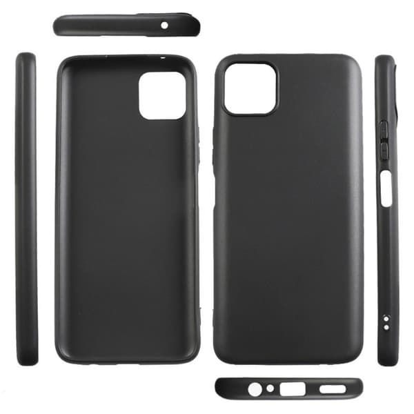 Blødt og mat Wiko T3 cover Black