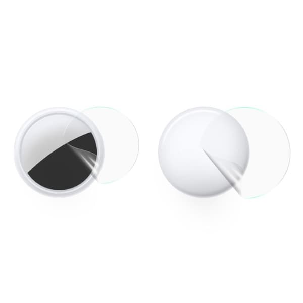 2Pcs selkeä edessä näytön suojakalvo AirTags varten Transparent