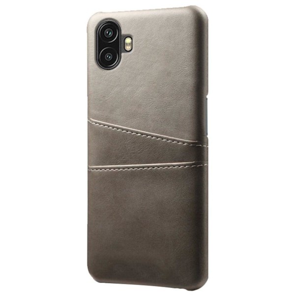 Dual Card Samsung Galaxy Xcover 2 Pro cover - Sølv/Grå Silver grey